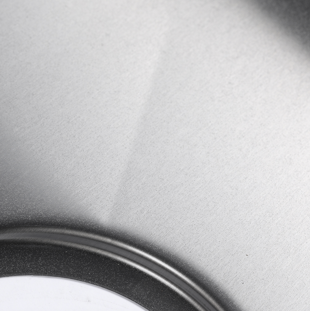 Close-up of the nano-coated surface of a SUMO kitchen sink