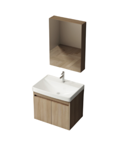 Premium Vanity Set SVC-04 (Wood Grain)