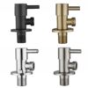 SUMO AV-01 angle valve in Black, Matte Gold, Chrome and Brushed Nickel